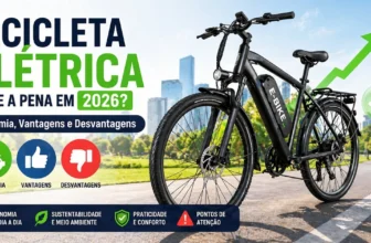 Bicicleta Elétrica Vale a Pena em 2026? Economia, Vantagens e Desvantagens