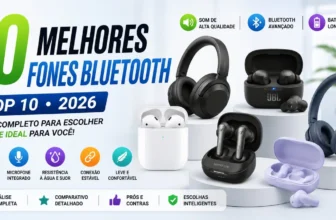 10 Melhores Fones Bluetooth Custo Benefício de 2026 — Bons e Baratos