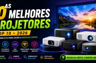Os 10 Melhores Projetores Custo Benefício de 2026 — Para Ambientes Claros, Portáteis e 4K