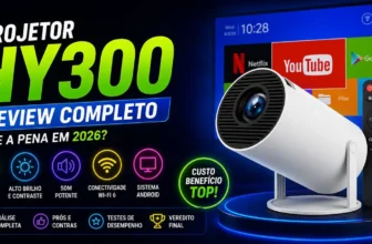 Projetor HY300 Vale a Pena? Review Completo 2026 — Veja Antes de Comprar