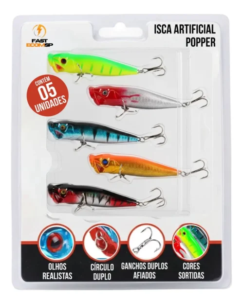Isca Artificial Popper Superfície Tucunaré