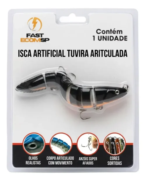 Isca Artificial Tuvira Articulada (Tucunaré, Dourado, Pirarara)
