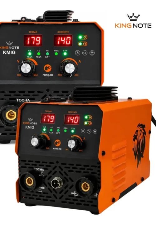 Máquina de Solda Inversora MIG Sem Gás 3 em 1 Tig Lift Eletrodo Multiprocesso Sinérgico