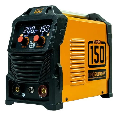 Máquina de Solda Multiprocesso MIG Flex 150A Pró Euro Bivolt (MIG Sem Gás, MMA e TIG Lift)
