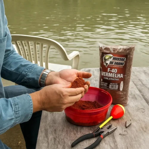 Kit 5 Massas De Pesca  Diversos Sabores Pesqueiro
