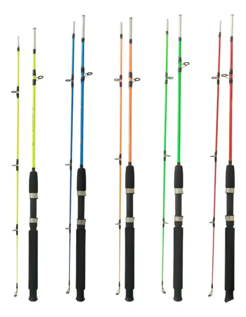 Vara de Pesca Maciça Molinete 1,80m Suporta 18kg 2 Seções